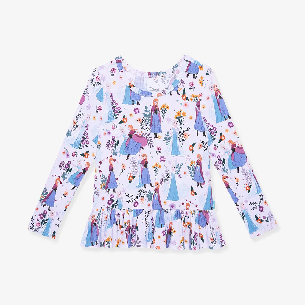 Disney Frozen Sisters Ruffled Top