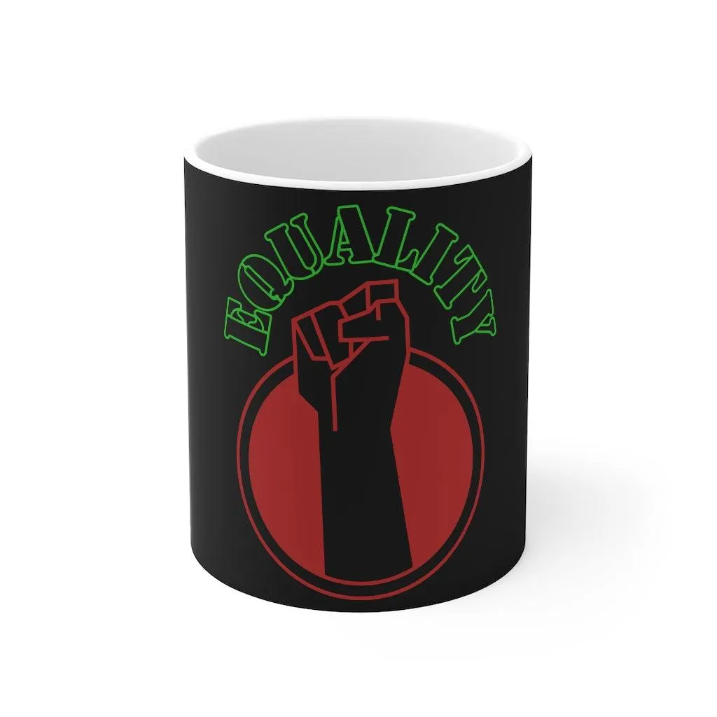 Equality Black Mug 11oz