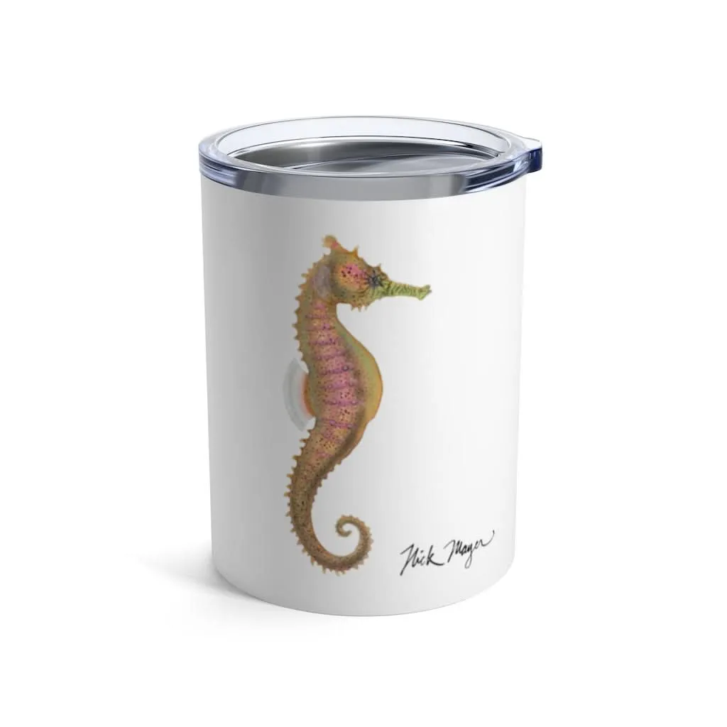 Estuary Seahorse, 10 oz Steel Tumbler