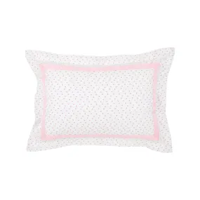 Feather the Nest Nursery Sham - Port Royal Rosebud with Palm Beach Pink