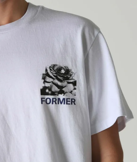 FORMER - ROSE CRUX T-SHIRT - WHITE