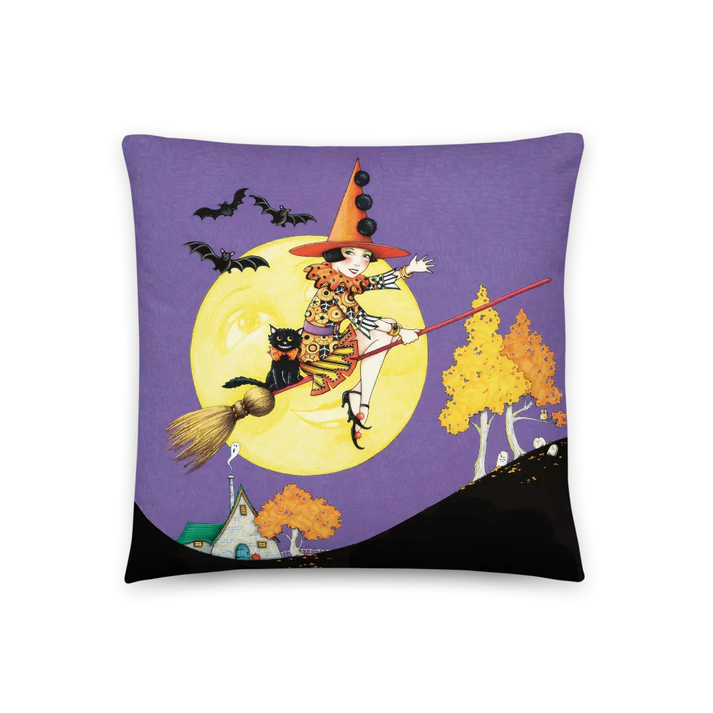 Full Moon Flight Pillow