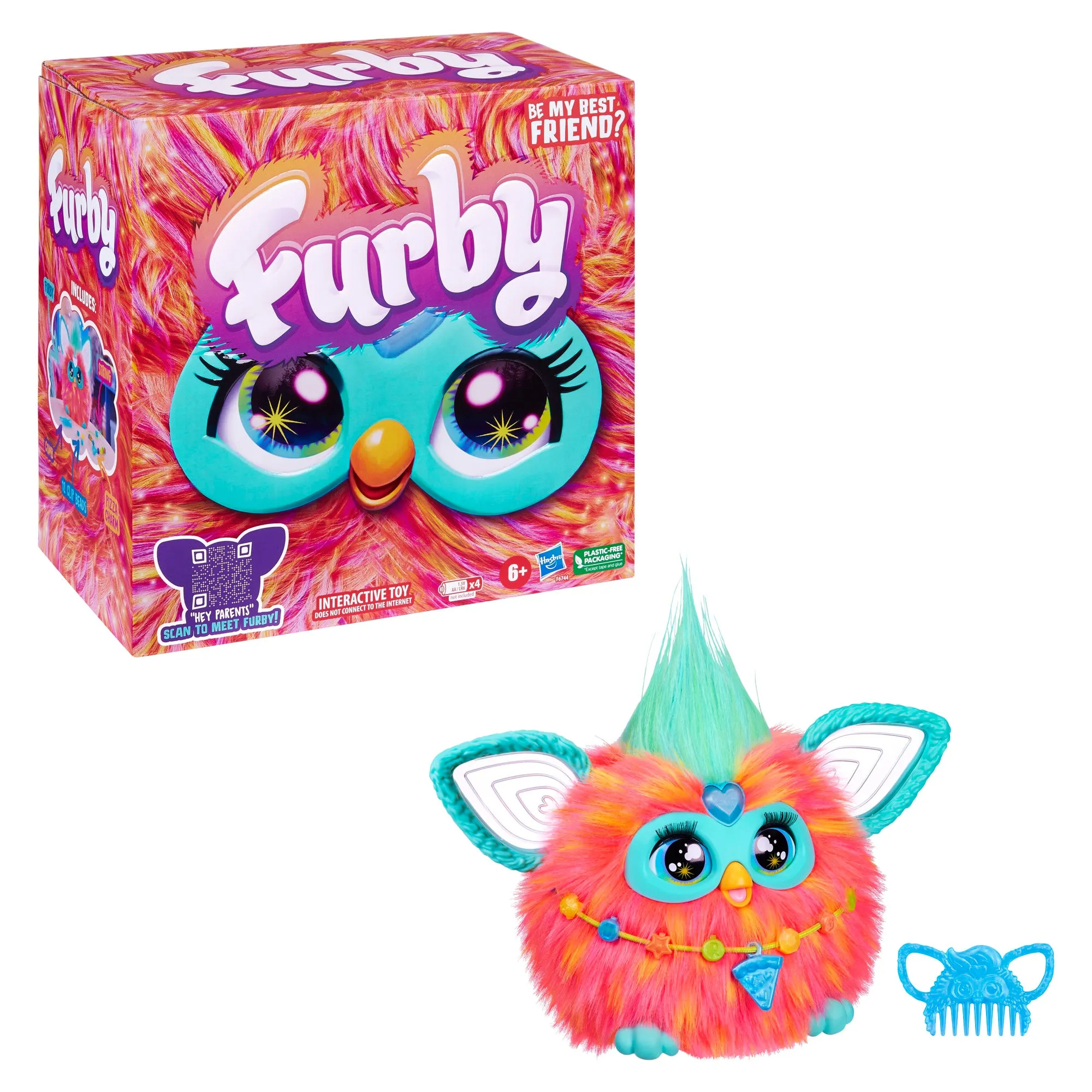 Furby Coral Interactive Plush Toy