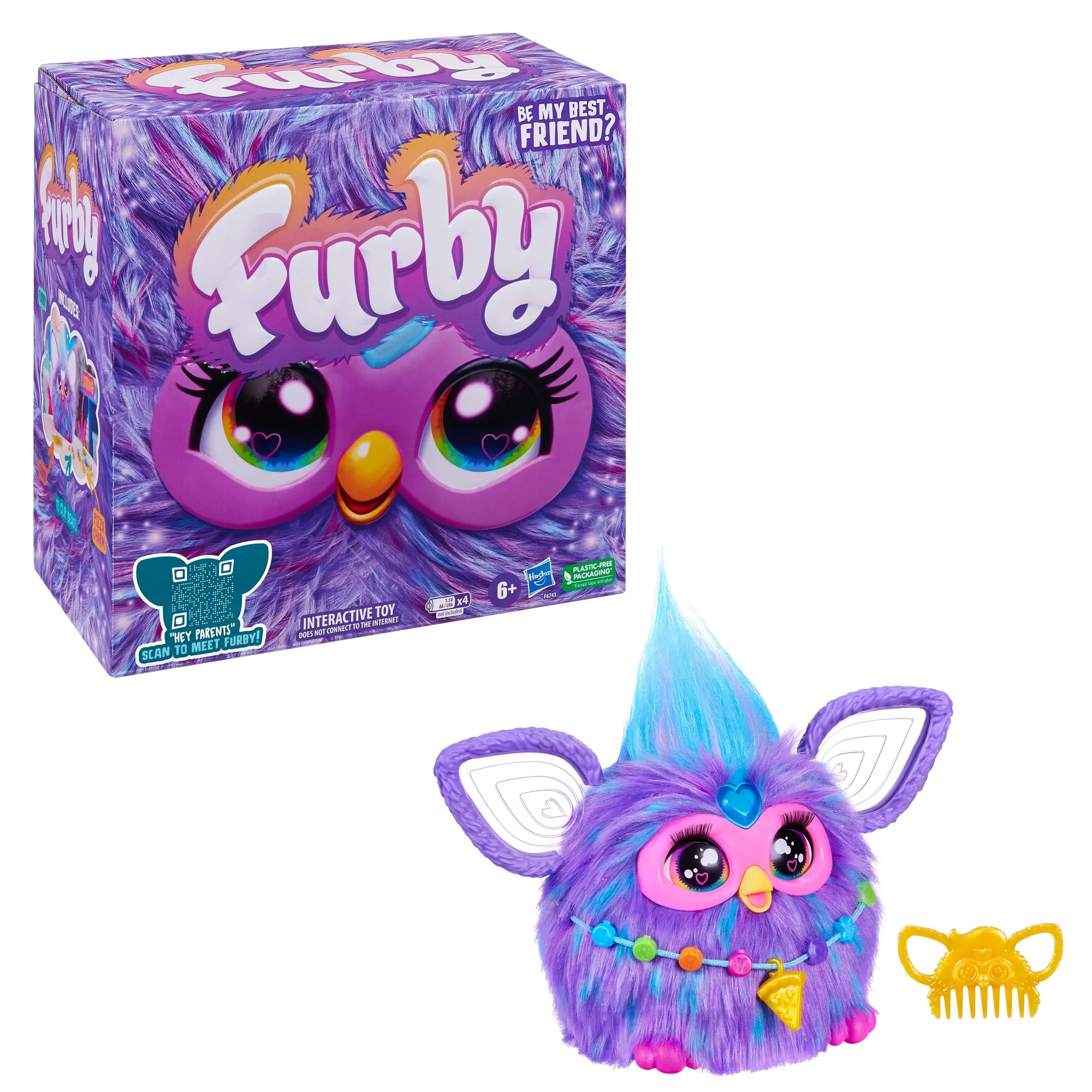 Furby Purple Interactive Plush Toy