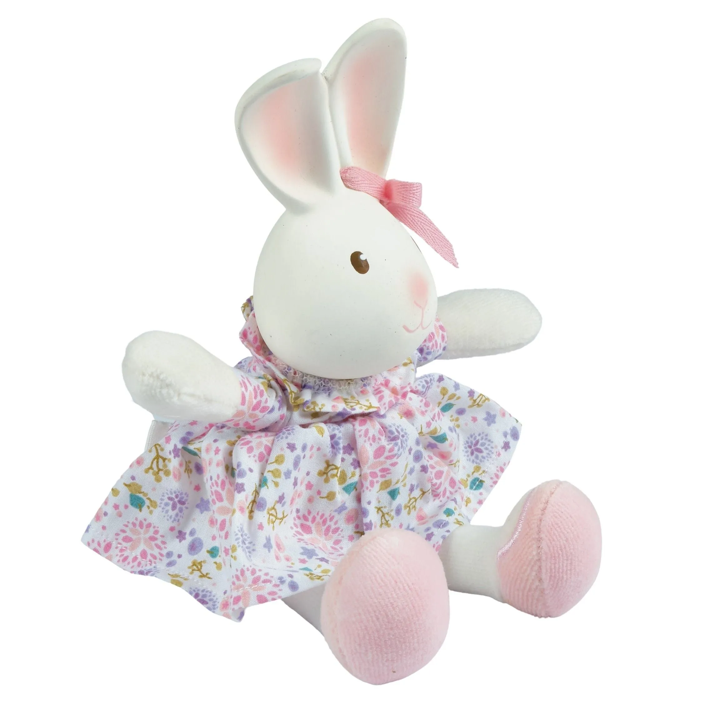 Havah the Bunny With Organic Rubber Head Plush Toy