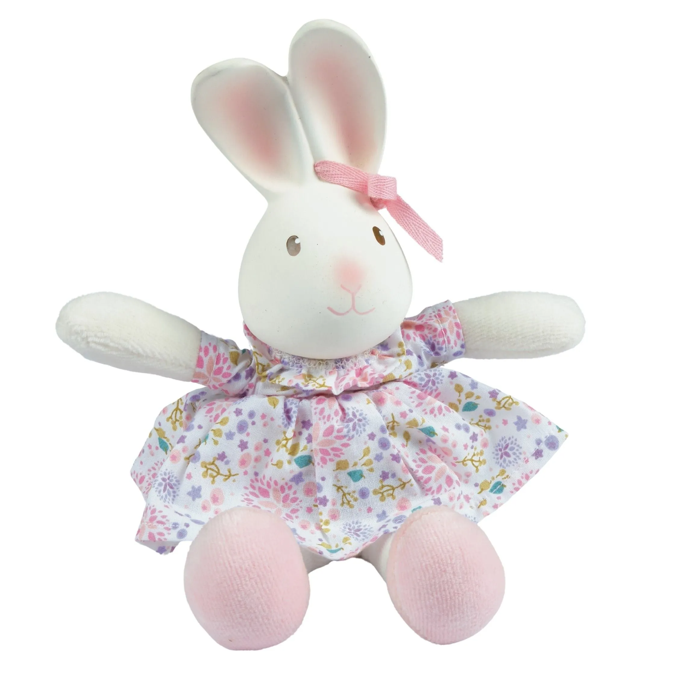 Havah the Bunny With Organic Rubber Head Plush Toy