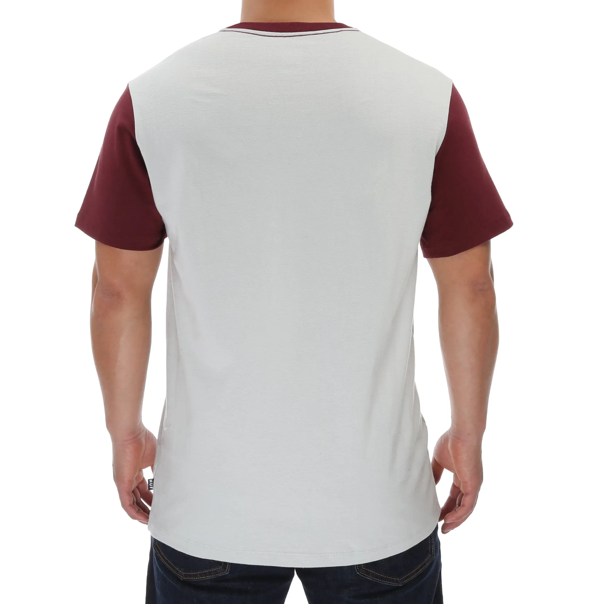 Huf Worldwide Henley - Ash/Wine