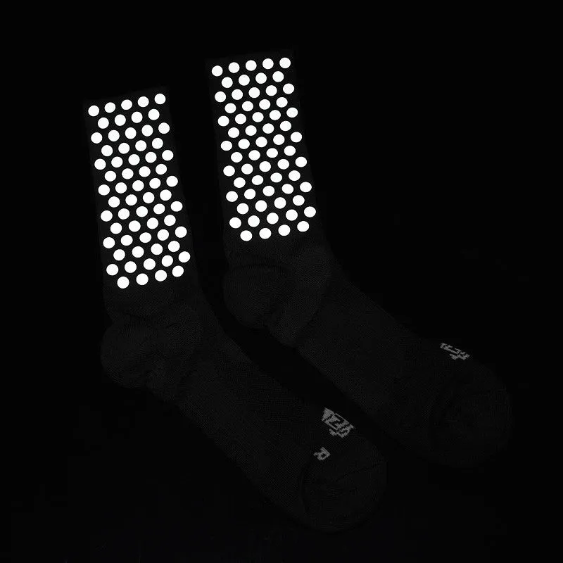 ICNY 3M Half Calf Original Dot Socks Black