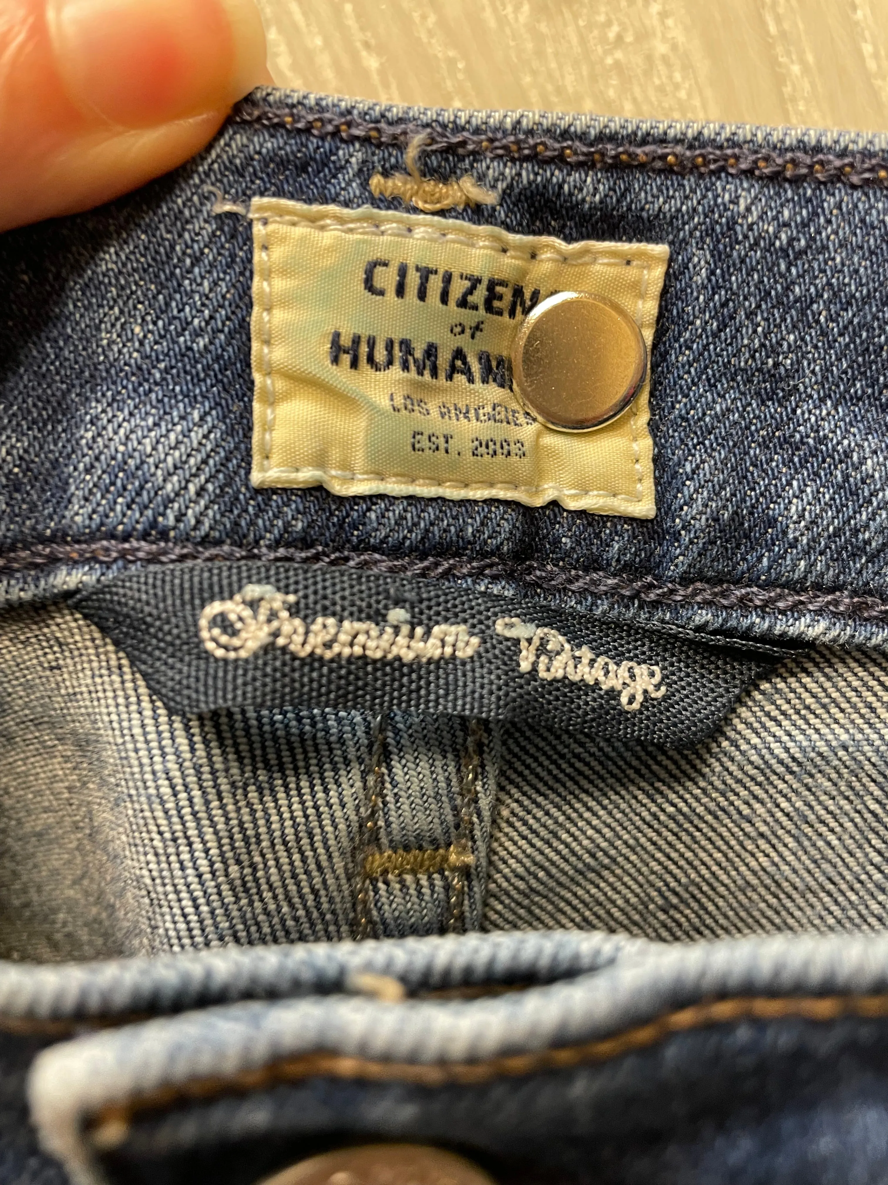 Jeans Flared By Citizens Of Humanity In Blue Denim, Size: 2