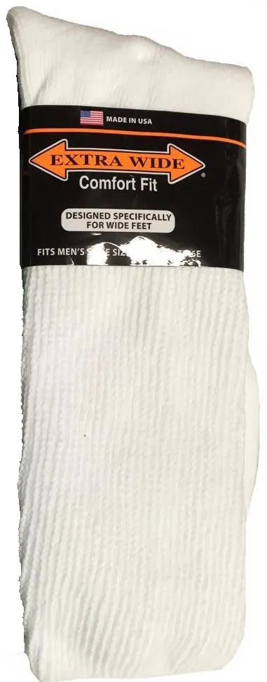 King Size Extra Wide Athletic Crew Sock