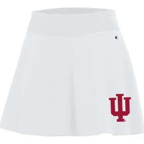 Ladies Indiana Hoosiers Fan White Skirt