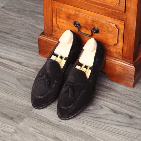 LANCASTER Loafer Dark Brown Suede