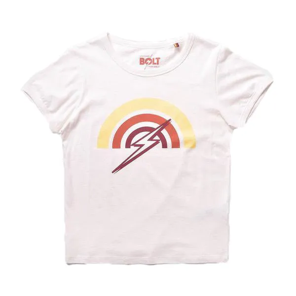 Lightning Bolt Rainbow T-Shirt - Off White