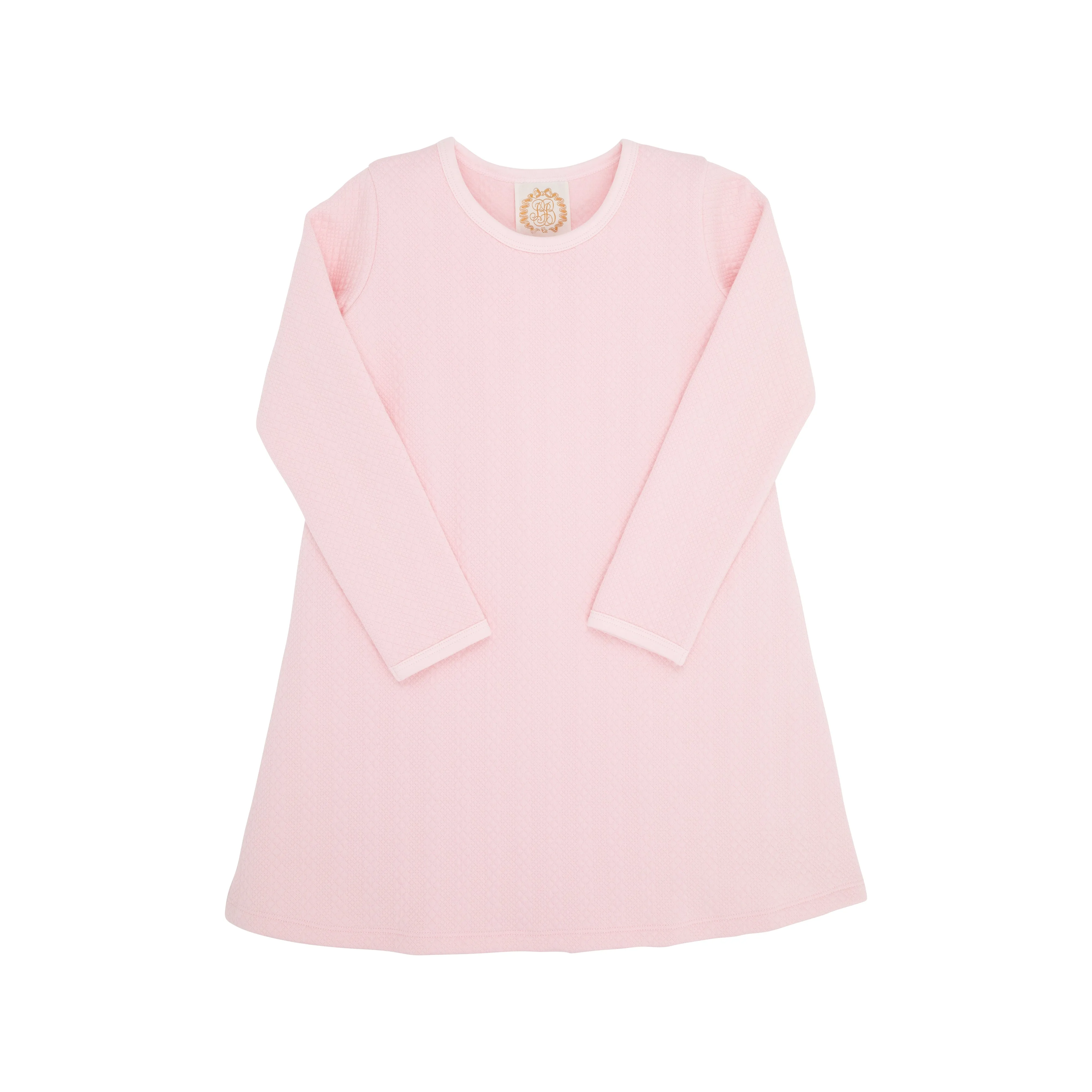 Long Sleeve Polly Play Dress - Palm Beach Pink