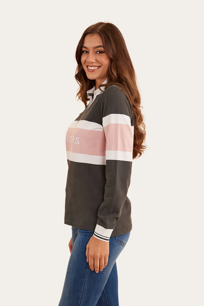 Lottie Womens Rugby Jersey - Charcoal