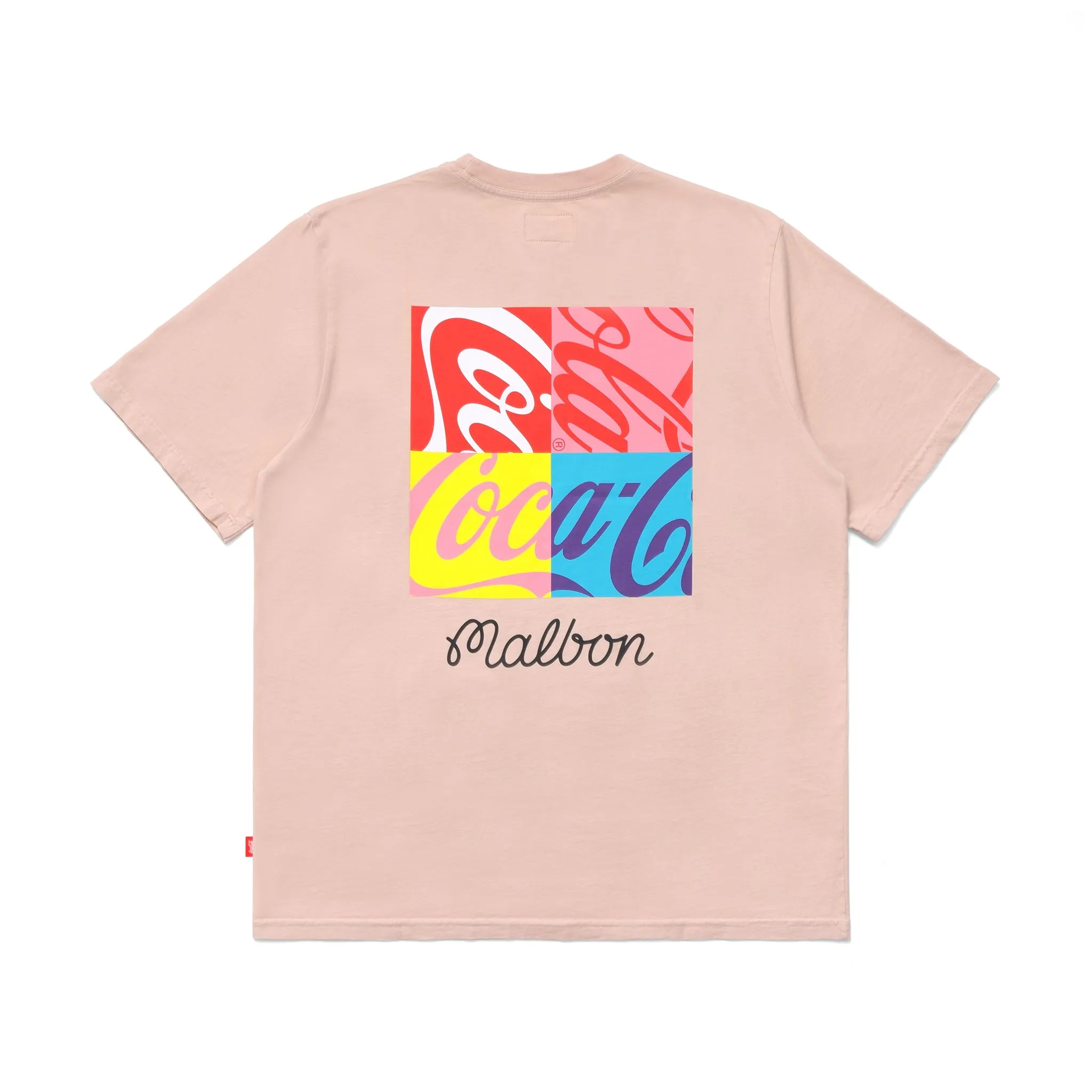 MALBON X COCA COLA SPENCERIAN BLOCK T-SHIRT