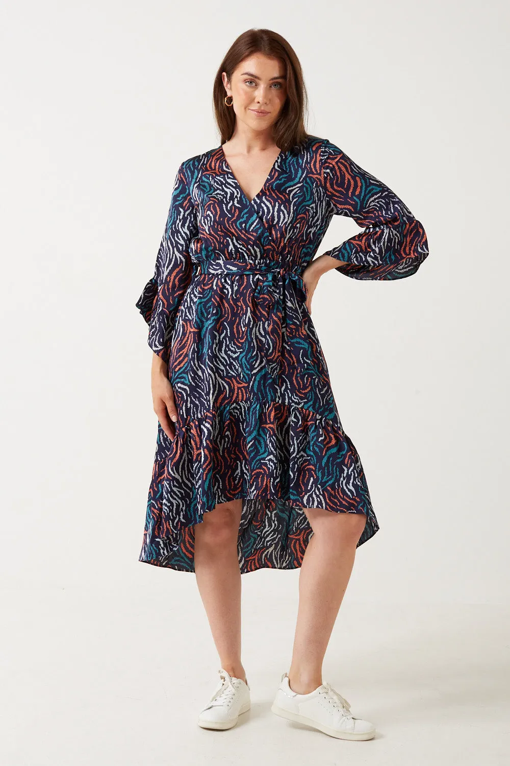 Marc Angelo Sophie Dropped Hem Dress