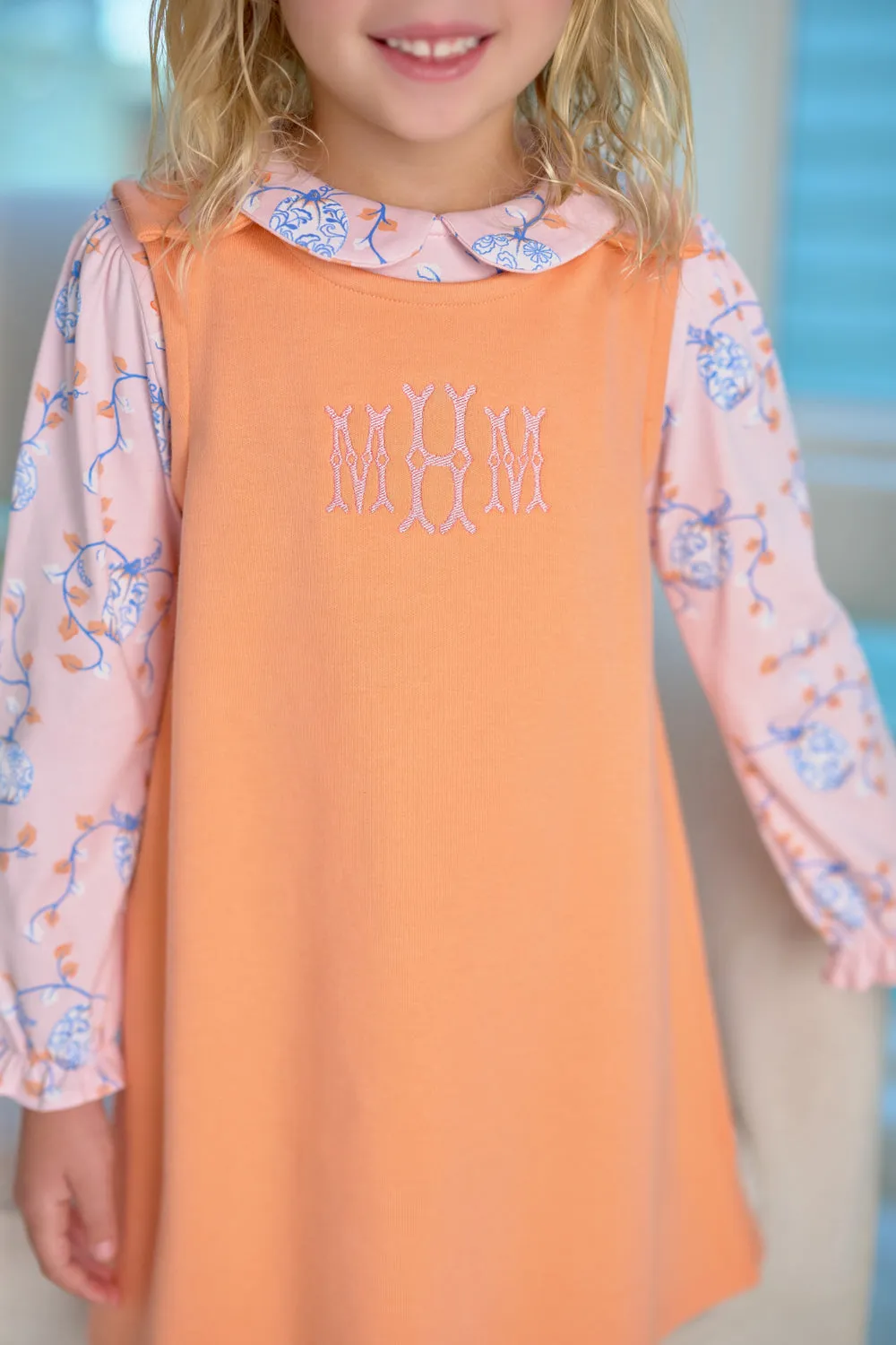 Maude's Peter Pan Collar Shirt (Long Sleeve Pima) - Gourd-geous