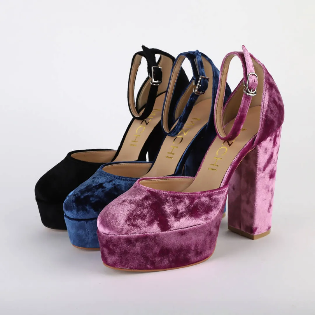 *MELLOW PLATFORM- pink, 12/3.5cm size UK 2.5