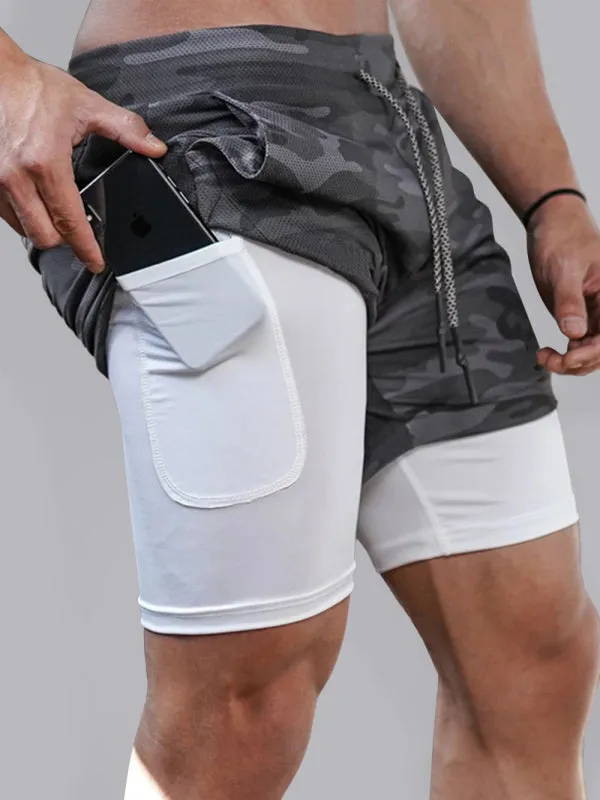 Men's athleisure two-piece shorts