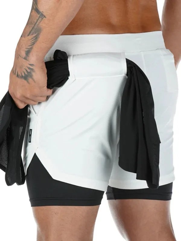 Men's athleisure two-piece shorts