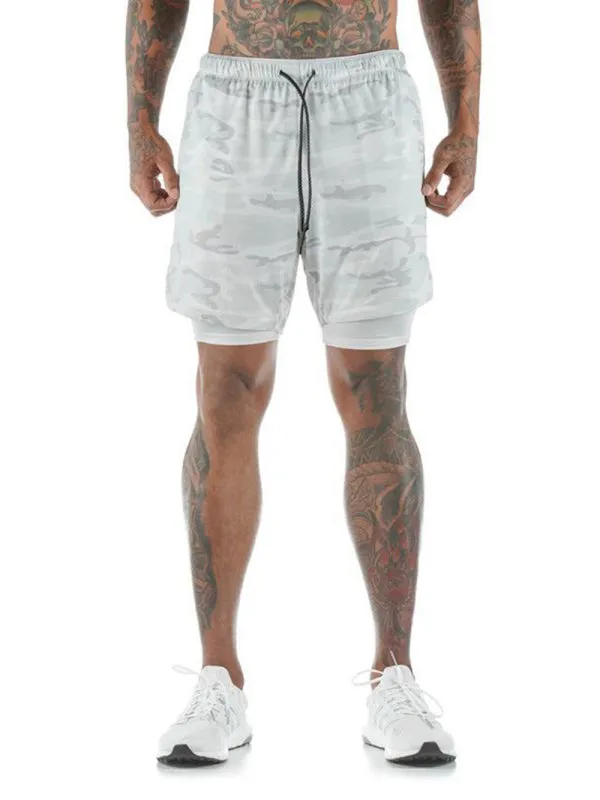 Men's athleisure two-piece shorts