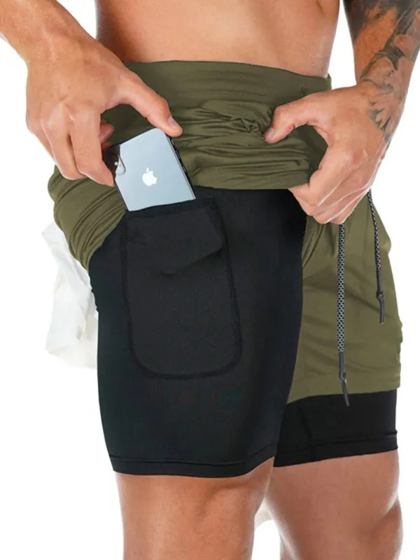 Men's athleisure two-piece shorts