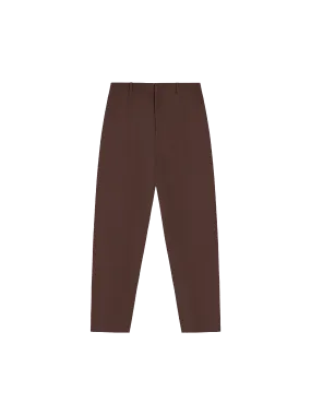 Mens Organic Cotton Regular Fit Trouser—chestnut brown