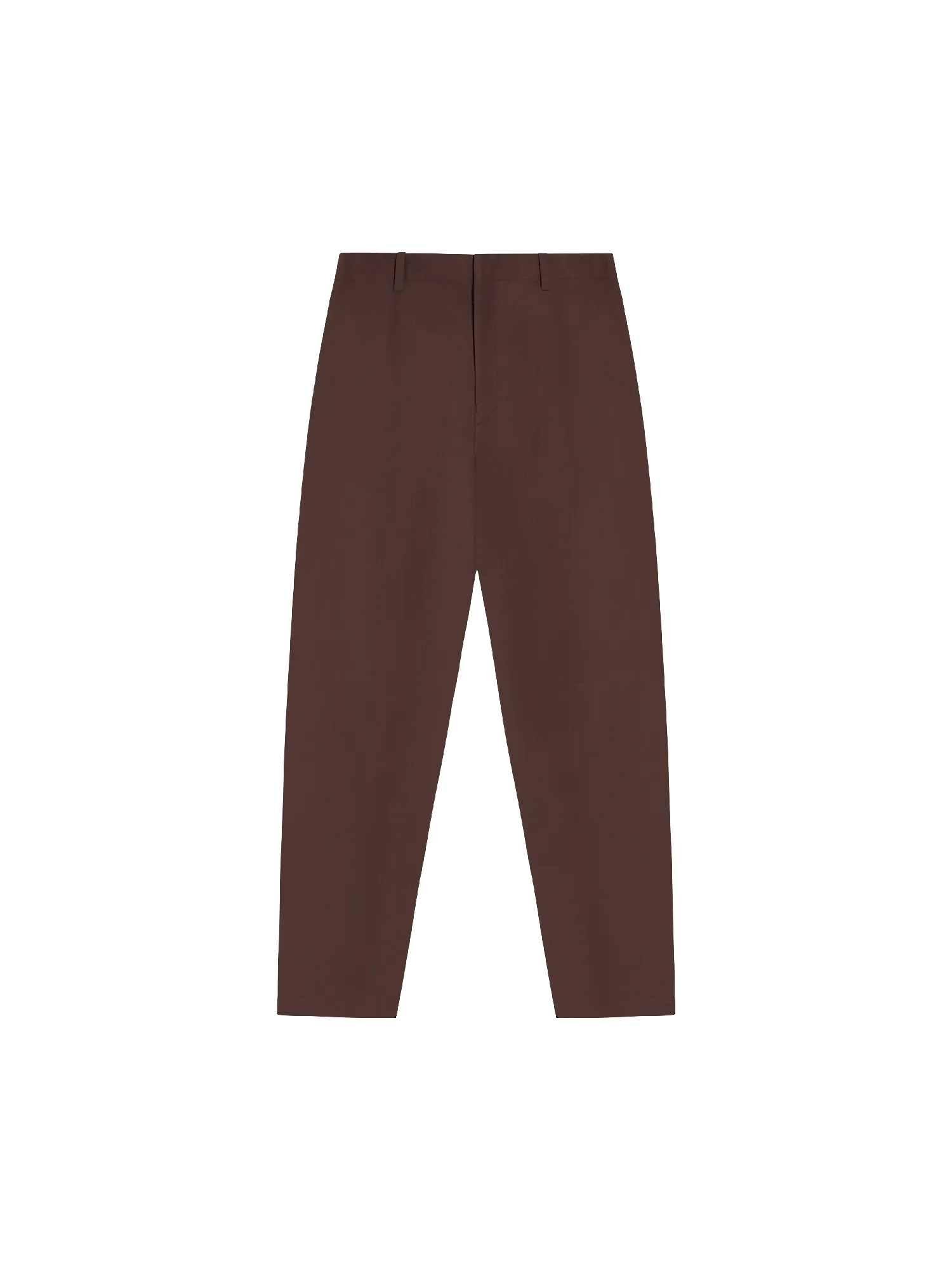 Mens Organic Cotton Regular Fit Trouser—chestnut brown