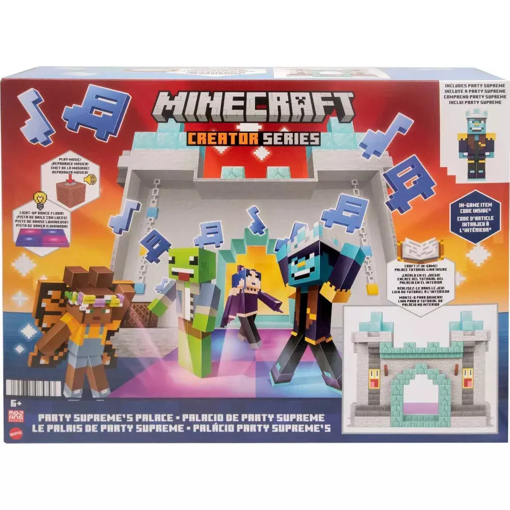 Minecraft Mattel Creator Series Party Supreme Playset - 3.25"