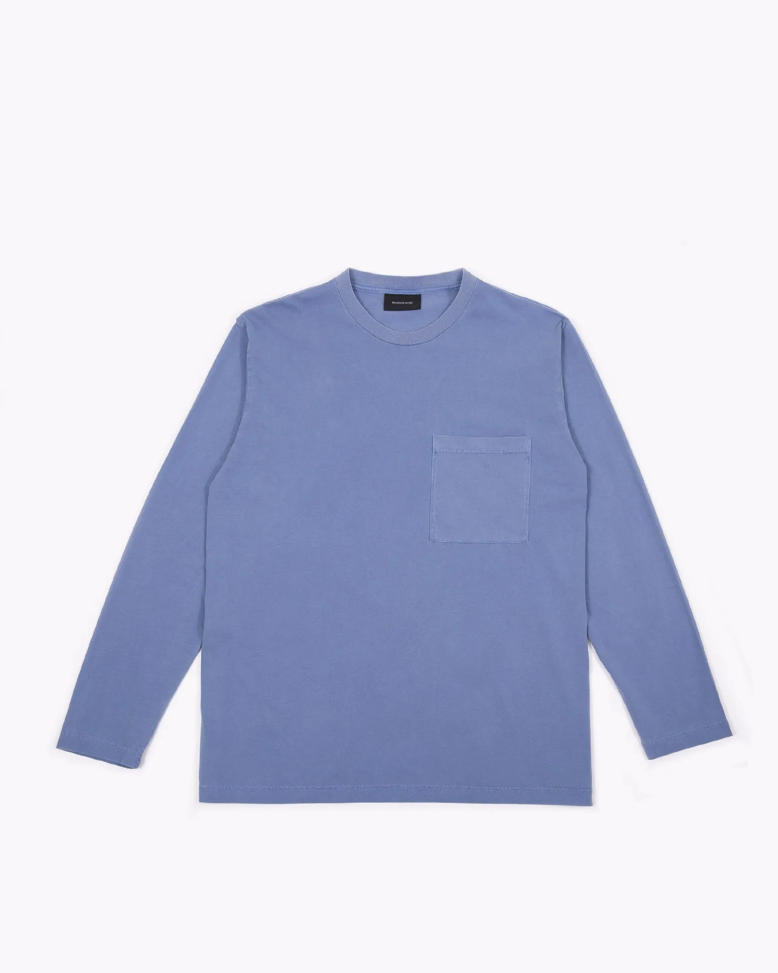 Natural Dyed Block LS Jersey - Coast