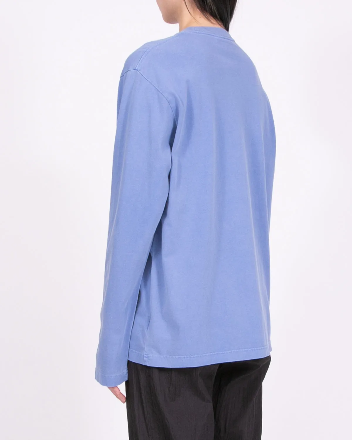 Natural Dyed Block LS Jersey - Coast