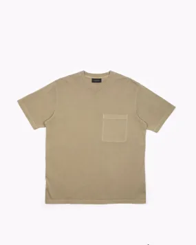 Natural Dyed Block SS Jersey - Lichen