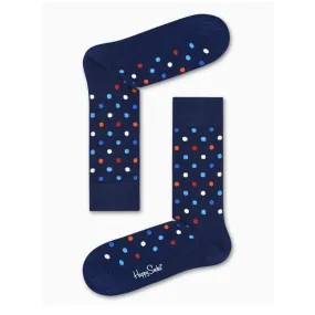 Navy Dot Sock