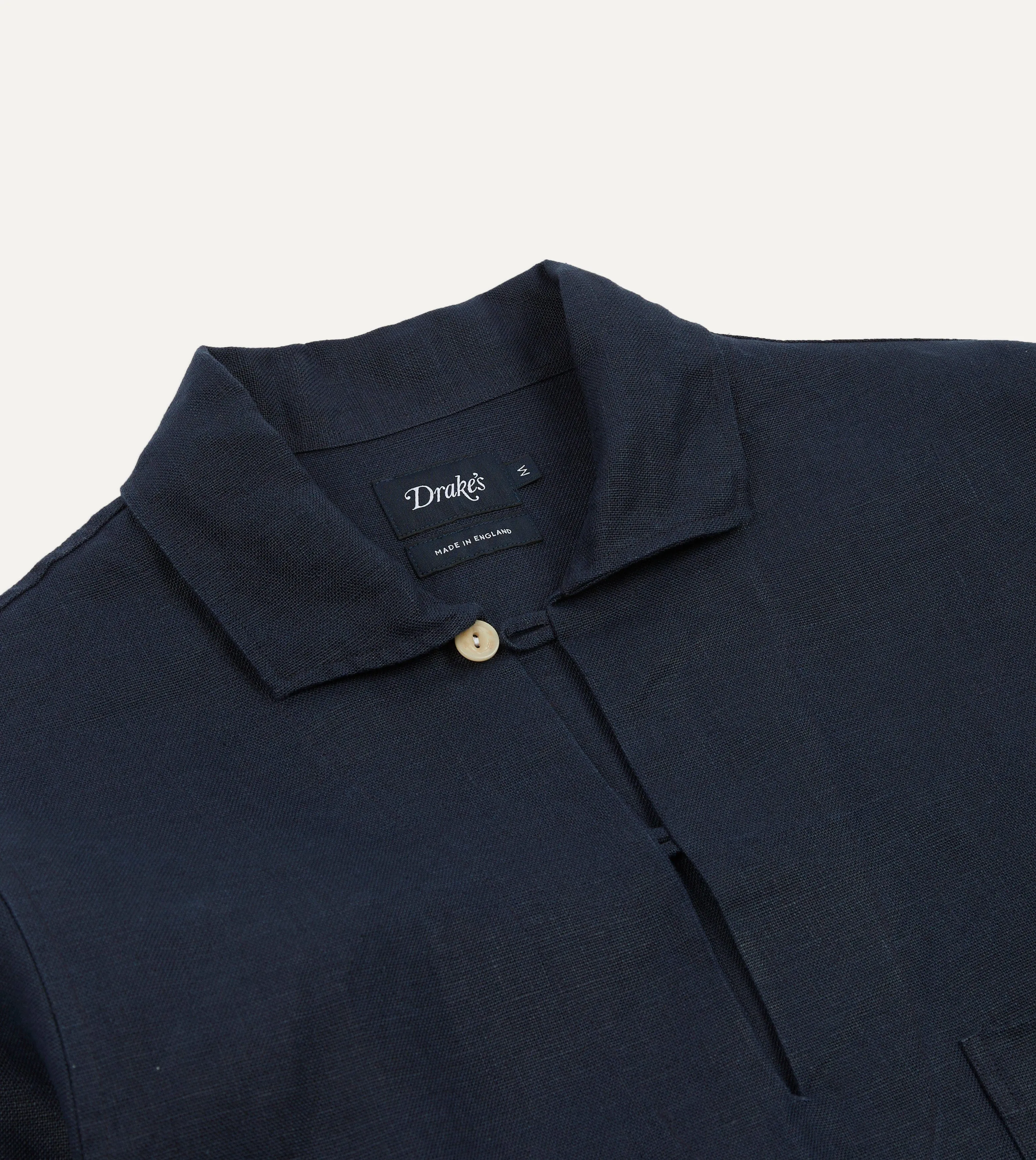 Navy Irish Linen Smock