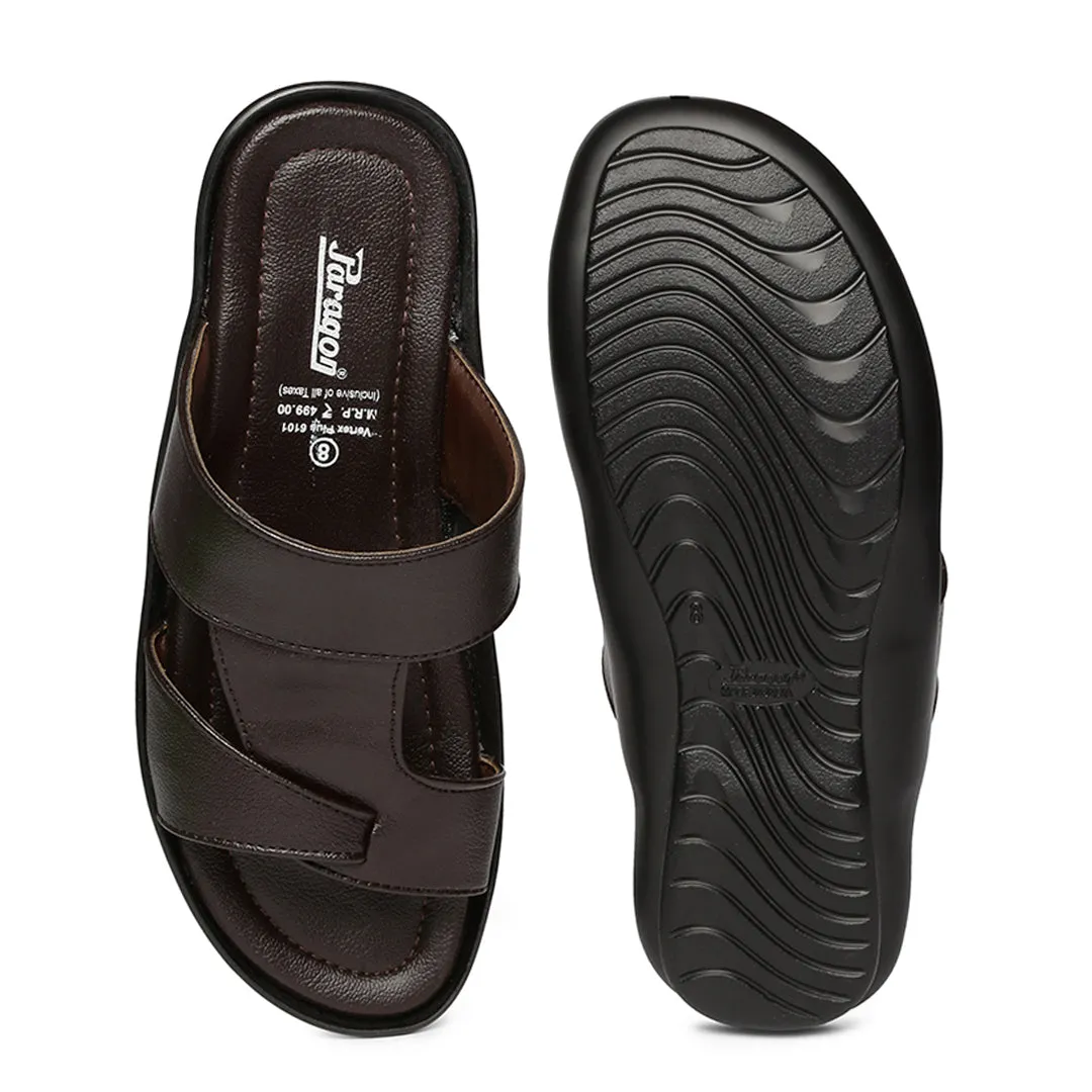 Paragon PU6101GP Men Stylish Lightweight Flipflops | Comfortable with Anti skid soles | Casual & Trendy Slippers | Indoor & Outdoor