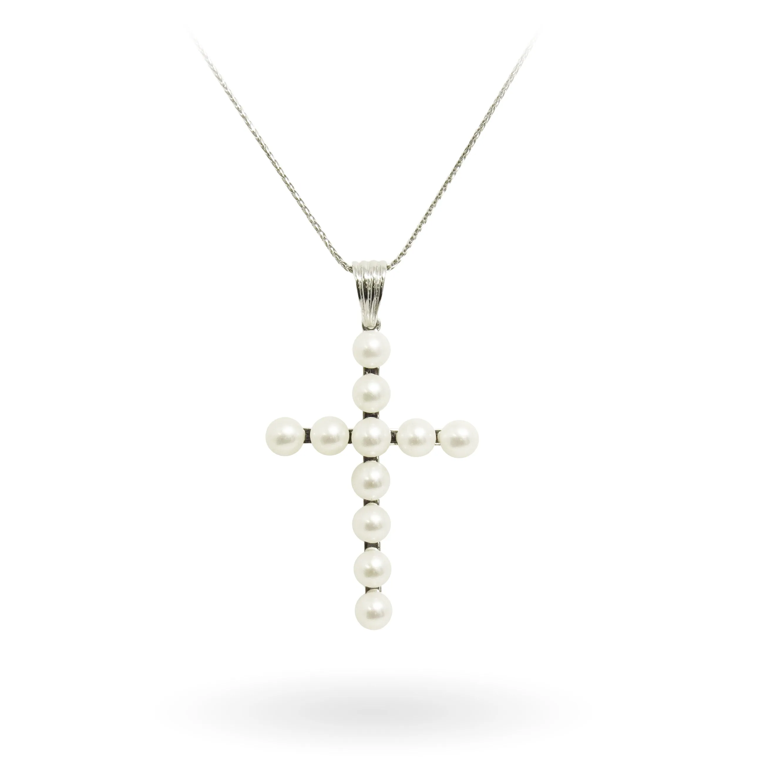 Pearl Cross Pendant