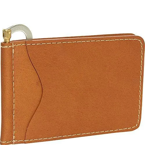 Piel Leather Bi-Fold Money Clip