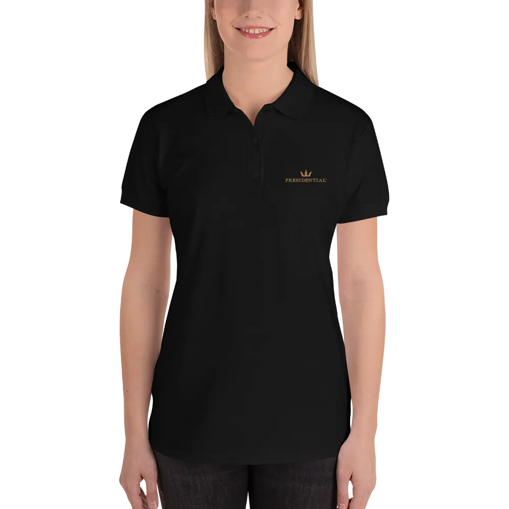 Presidential Crown Gildan 82800L Embroidered Women's Premium Polo Shirt