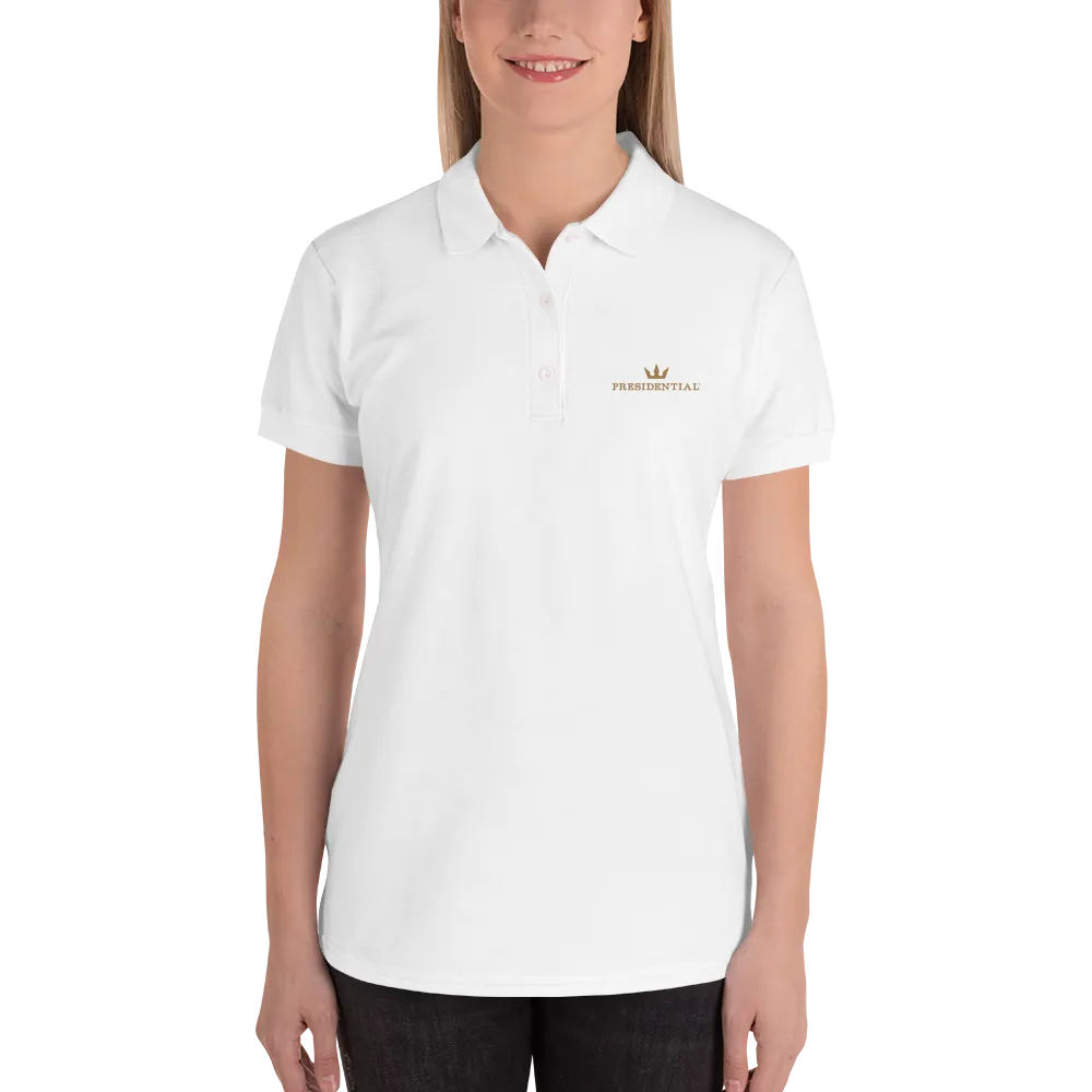 Presidential Crown Gildan 82800L Embroidered Women's Premium Polo Shirt