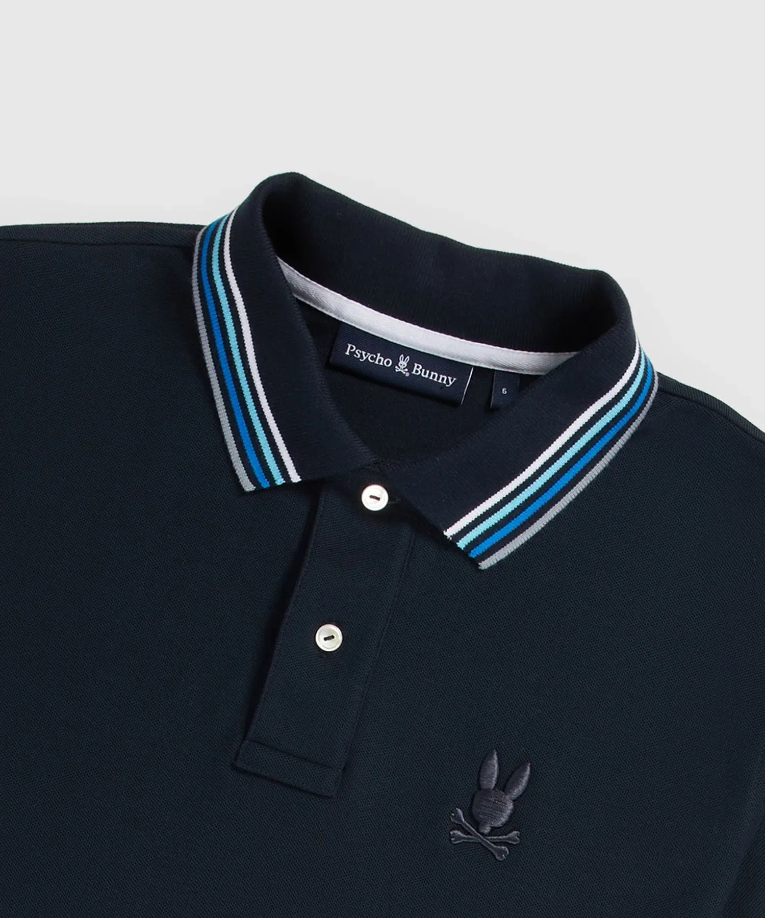 Psycho Bunny Athens Pique Polo - Navy