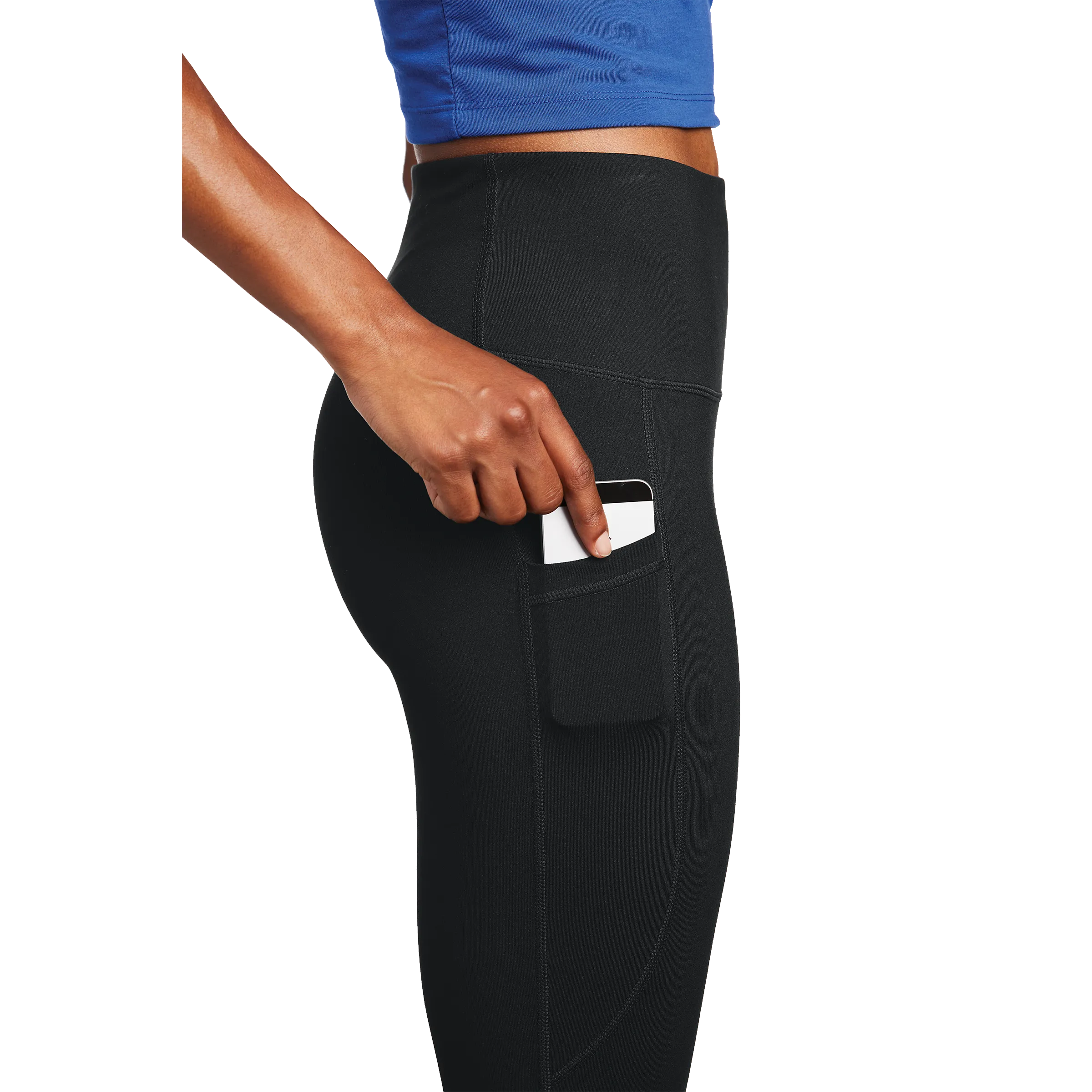 Sport-Tek Ladies High Rise 7/8 Legging- Cheer Block