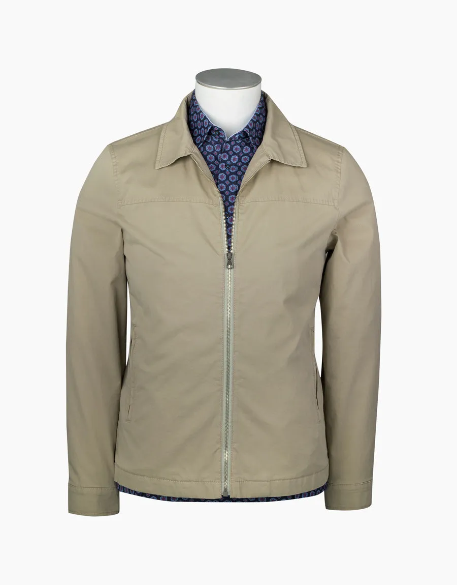 Stereo Beige Zip Jacket