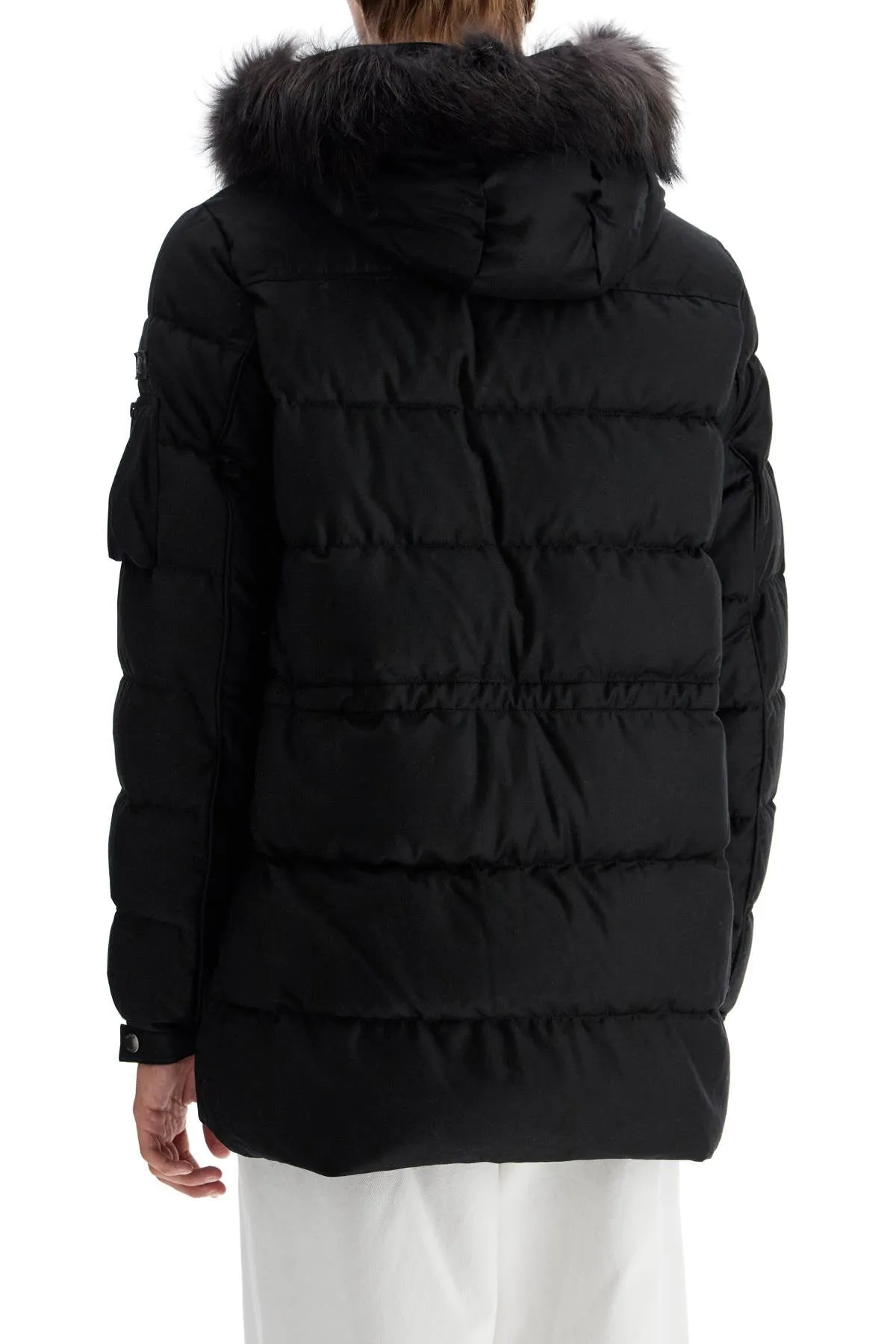 TATRAS down jacket with wool and silk lining