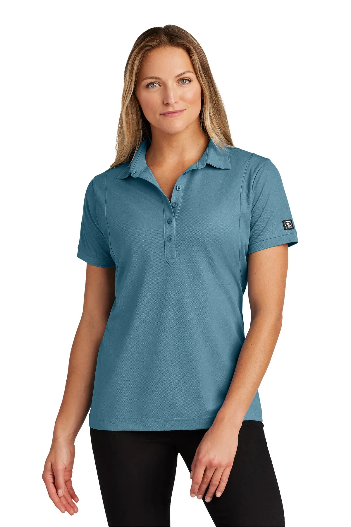 Team Elmer's Embroidered OGIO Ladies Jewel Polo