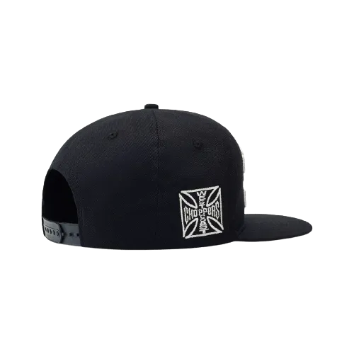 WCC MOTORCYCLE CO. FLATBILL HAT - BLACK