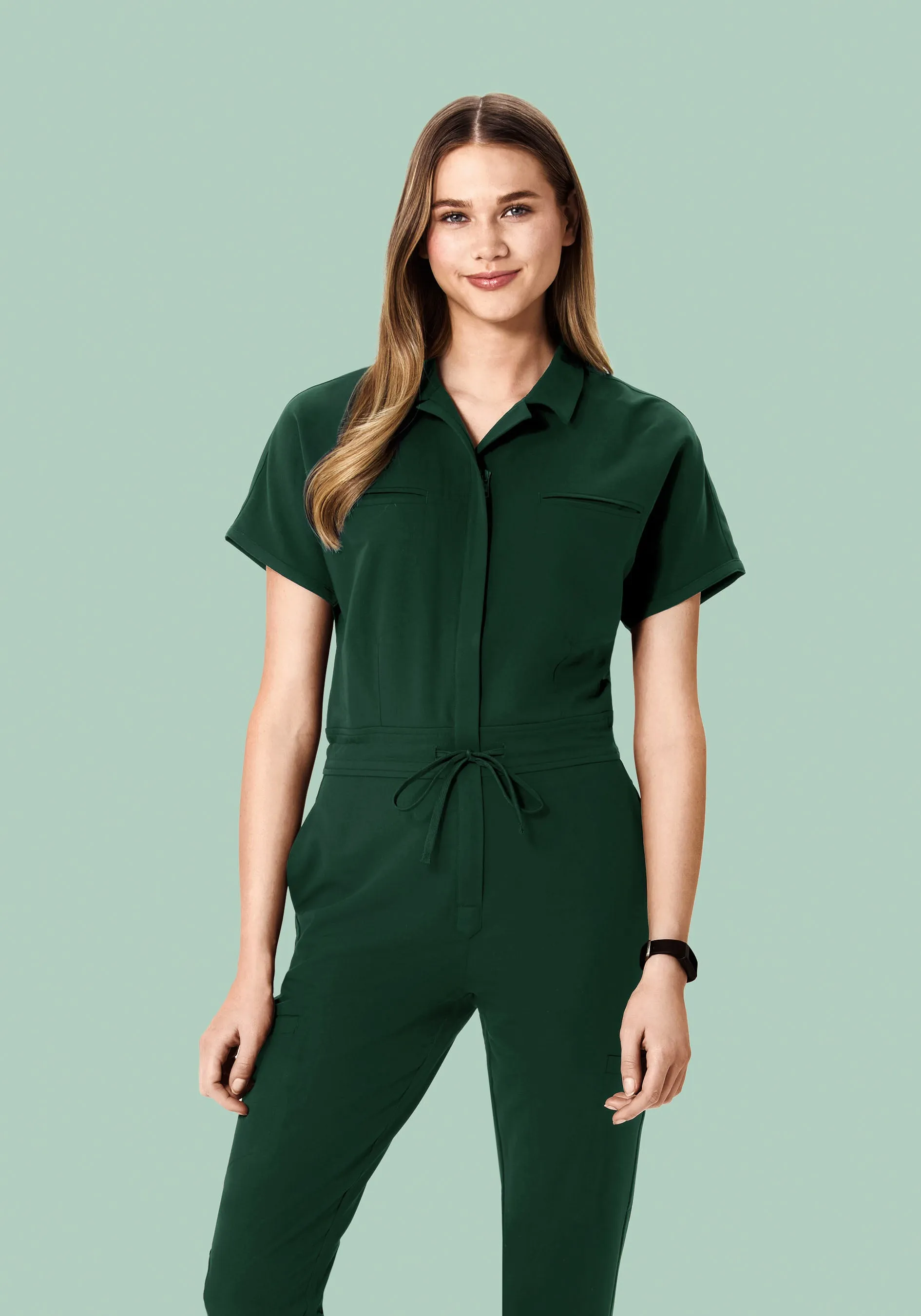 Women's Jumpsuit Midnight Green