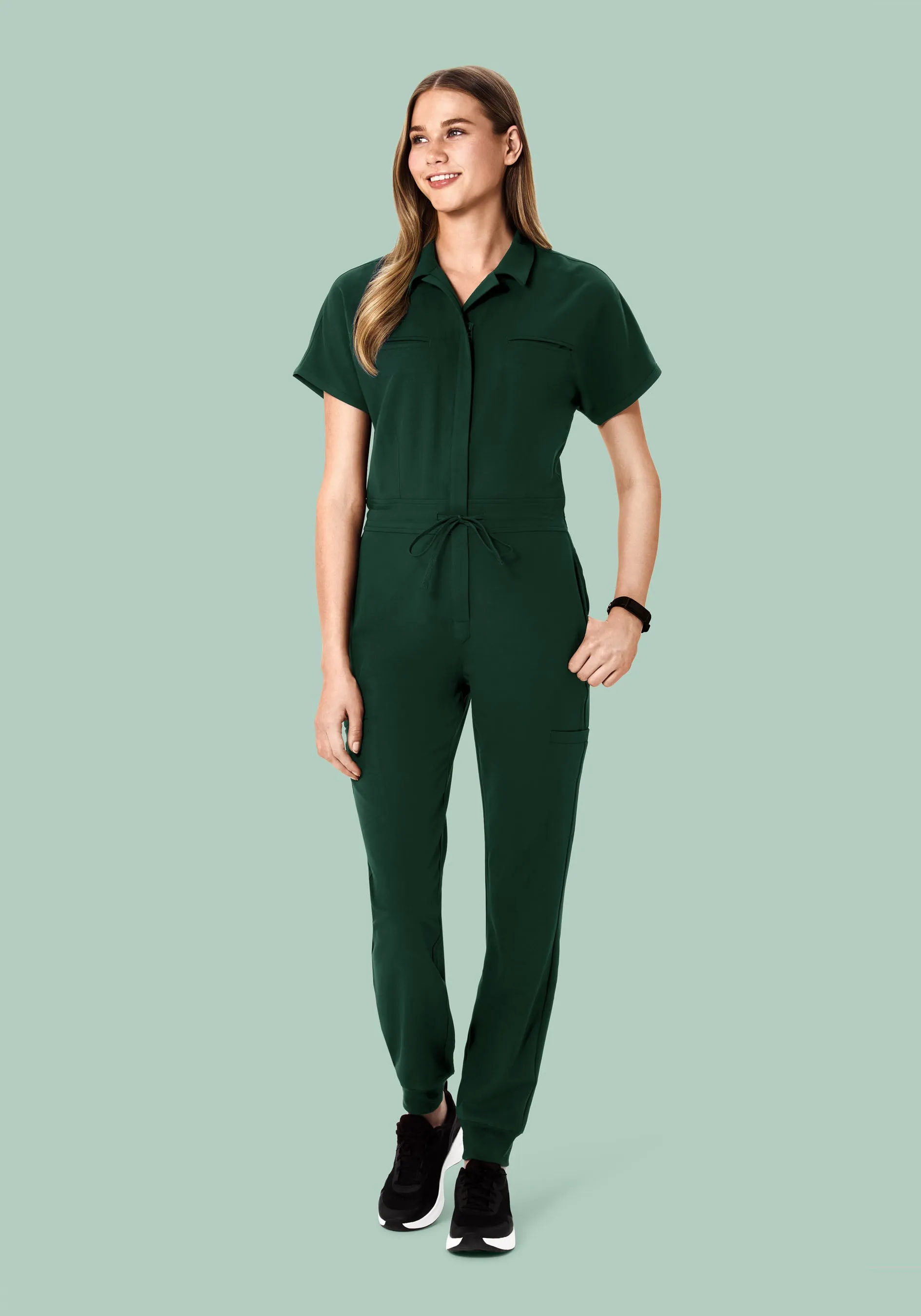 Women's Jumpsuit Midnight Green