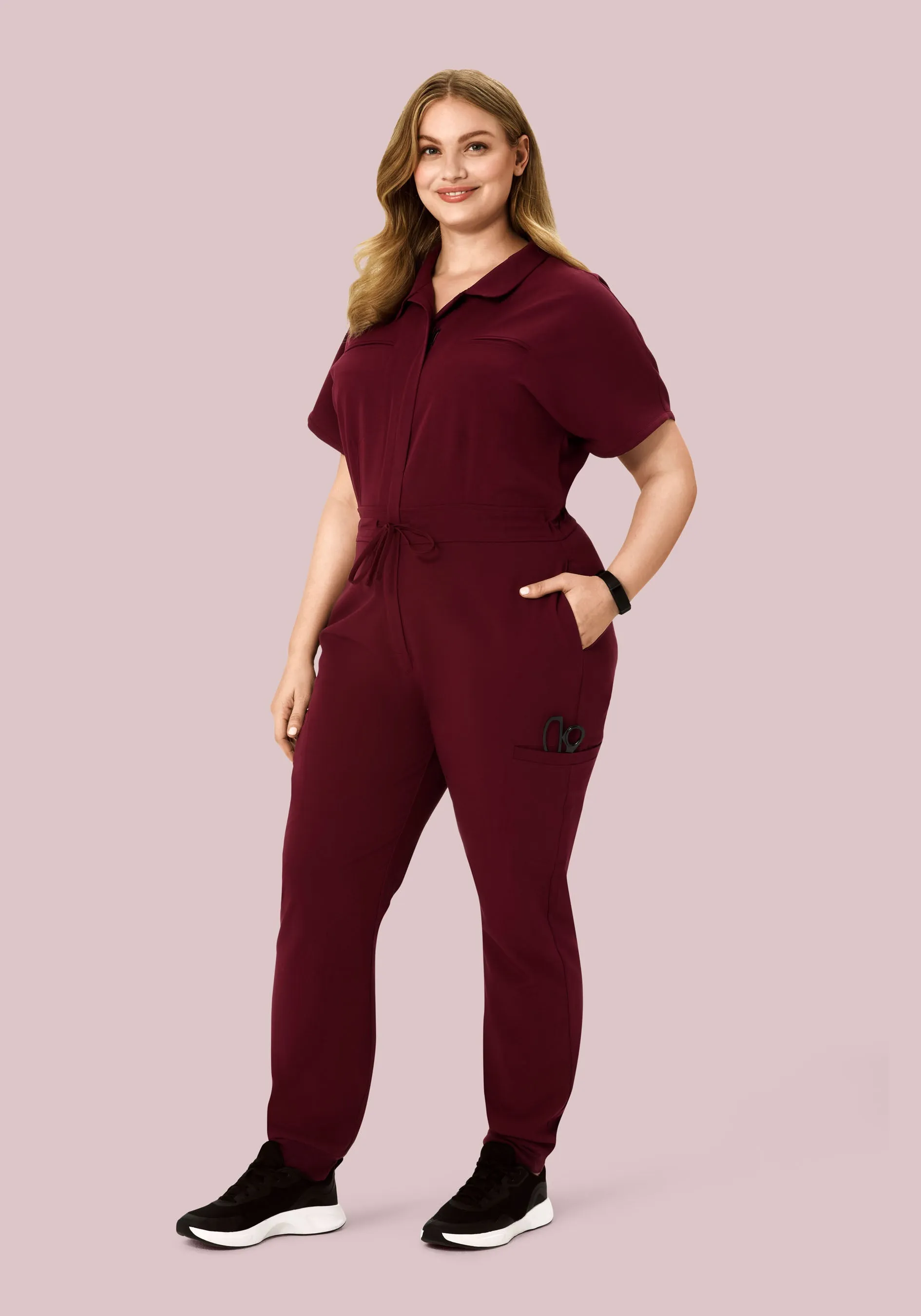 Women's Jumpsuit Wine