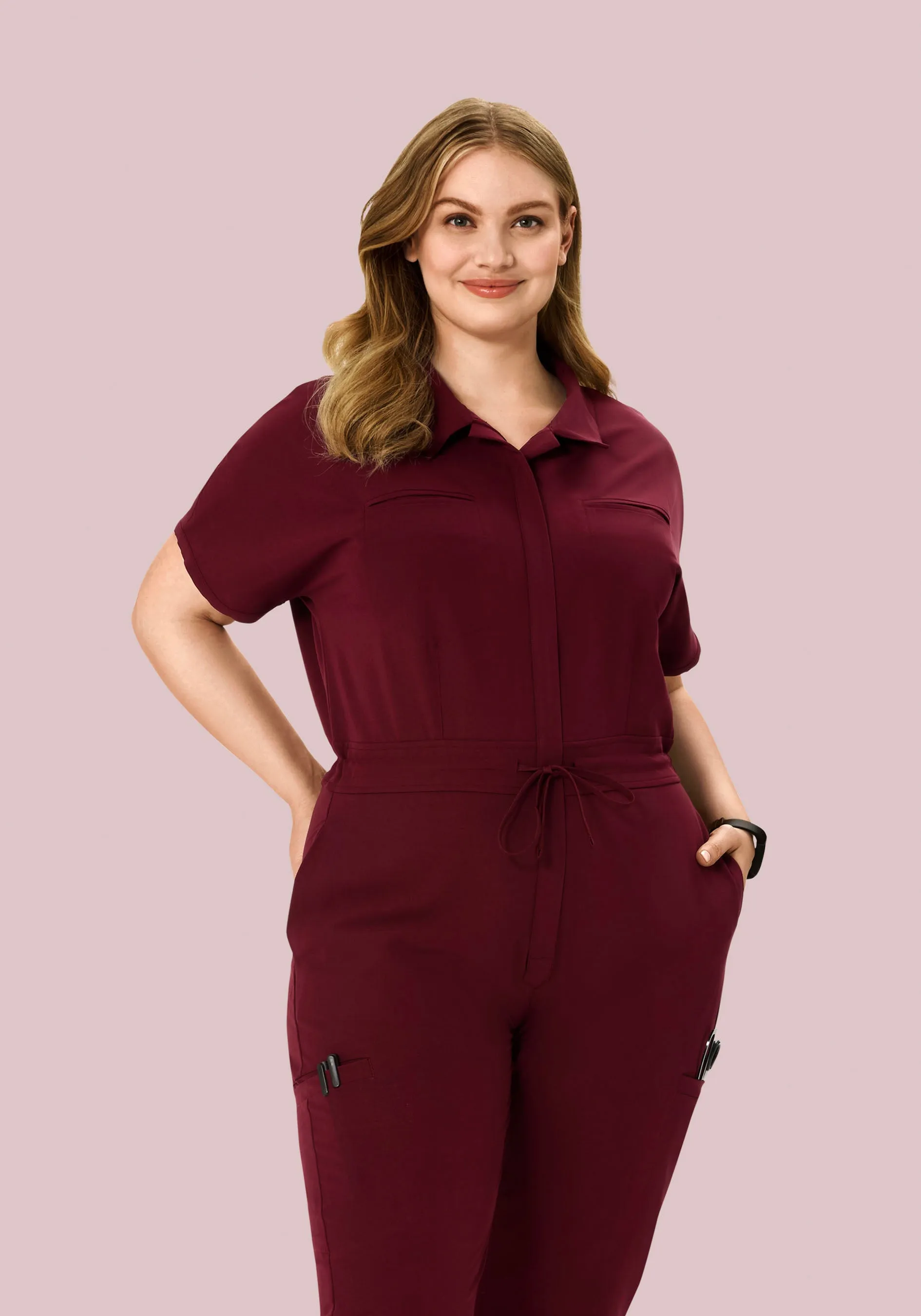 Women's Jumpsuit Wine